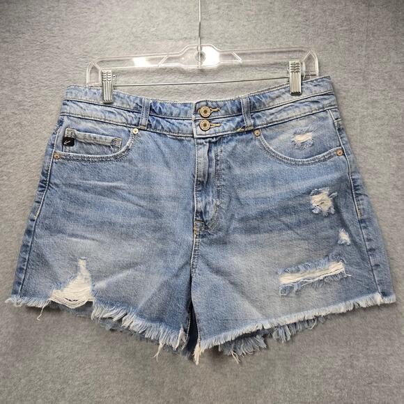 Kancan Sarah High Rise Mom Jean Shorts Size 11/29 - Picture 2 of 6
